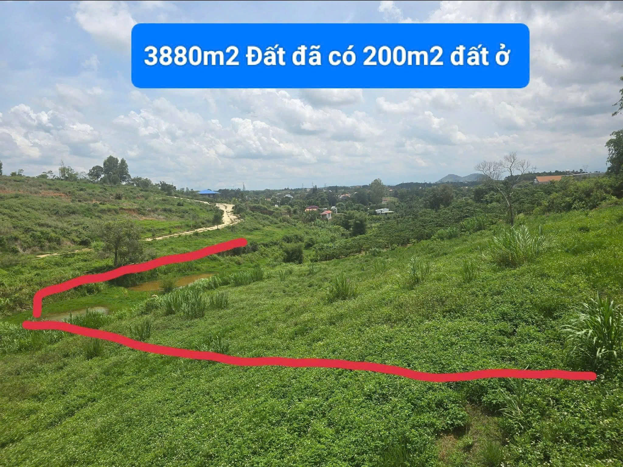  Bán 3880m2 đất Ninh Gia Đức Trọng Lâm Đồng 3,9 tỷ 