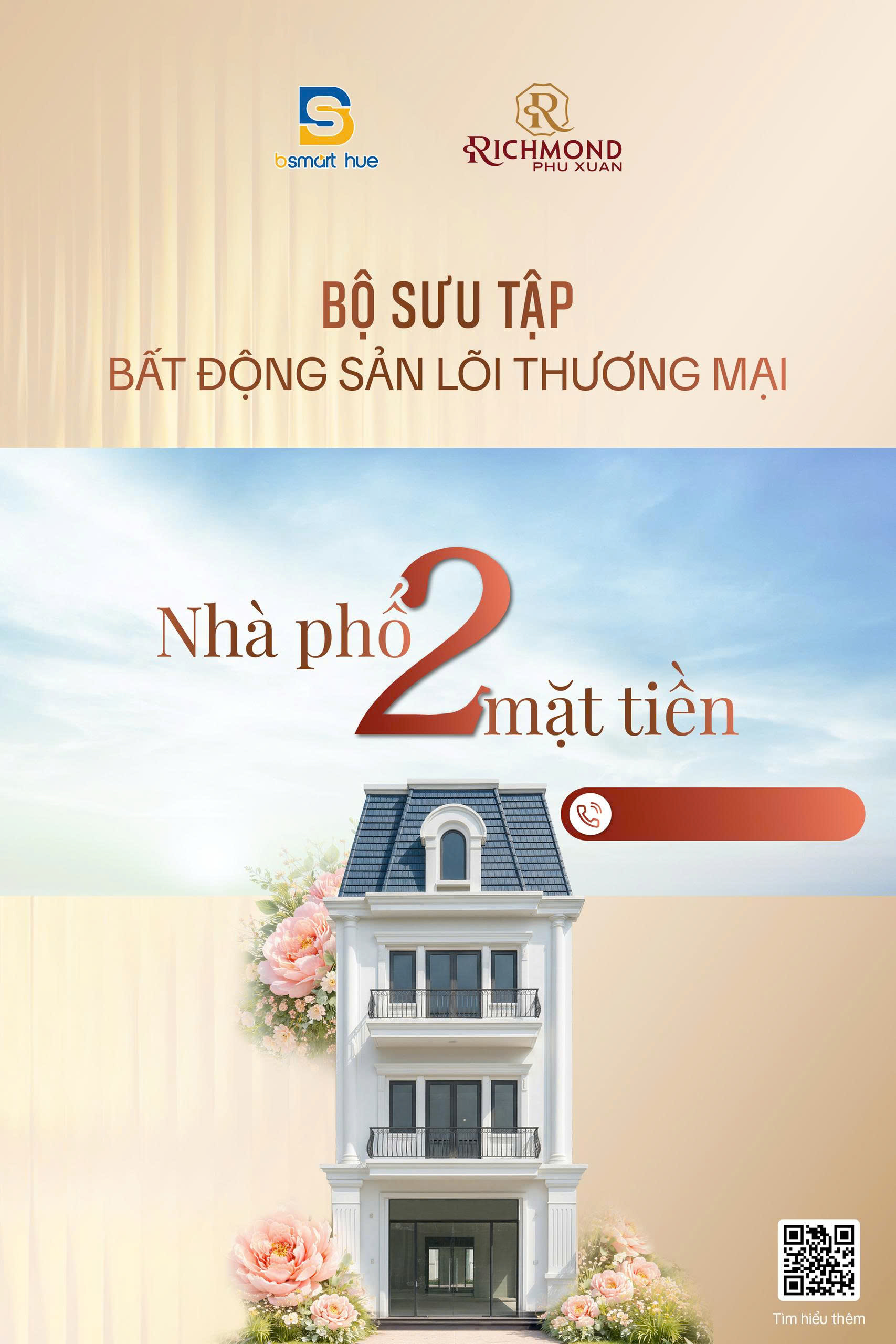  Shophouse Phú Xuân City sở hữu thiết kế sang trọng, mặt tiền rộng, phù hợp vừa ở vừa kinh doanh  